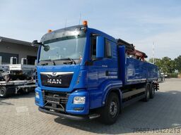 MAN 26.460 BL, Baustoff-Pritsche-Heckkran