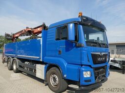 MAN 26.460 BL, Baustoff-Pritsche-Heckkran