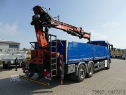 MAN 26.460 BL, Baustoff-Pritsche-Heckkran