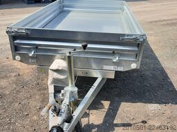 NEU Rückwärtskipper 1350 kg 2,56 m 1-Achser Hydraulik Kipper Anhänger