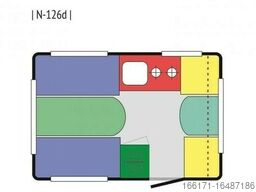 NIEWIADOW Wohnwagen Niewiadow 750kg N126D