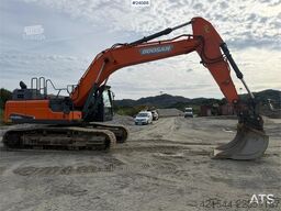 Doosan DX300 LC-5 excavator with digging bucket