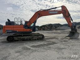 Doosan DX300 LC-5 excavator with digging bucket