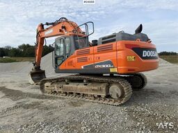 Doosan DX300 LC-5 excavator with digging bucket