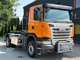 Scania G410 4x4 EURO6 HAKOWIEC PALFINGER Z CZOŁOWNICĄ