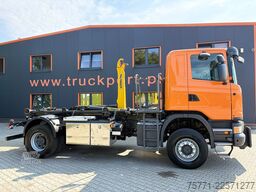 Scania G410 4x4 EURO6 HAKOWIEC PALFINGER Z CZOŁOWNICĄ