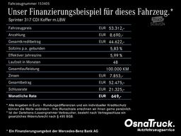 MERCEDES-BENZ Sprinter 317 CDI Koffer m.LBW Klima,Kamera,Tempo