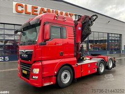 Man TGX 28.510 HMF 50 Tonmeter laadkraan + Fly-Jib
