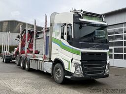 VOLVO FH 510 8x4 Holztransporter Kran PENZ *Anhänger