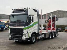 VOLVO FH 510 8x4 Holztransporter Kran PENZ *Anhänger
