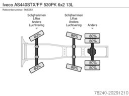 Iveco AS440STX/FP 530PK 6x2 13L