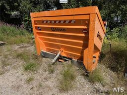 Rasco TRP sand spreader with a control panel
