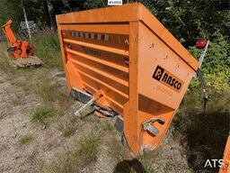 Rasco TRP sand spreader with a control panel