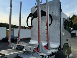 Scania R730 V8 6X4, Retarder,Timber-truck + Kesla 4x2-...