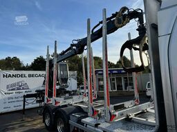 Scania R730 V8 6X4, Retarder,Timber-truck + Kesla 4x2-...