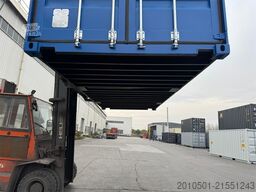 20 Fuß Seecontainer Container KONTENER RAL5010 enzianblau ONEWAY Holzboden