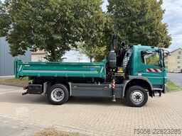 Mercedes-Benz ATEGO 1622 - 4x4 - Kipper-Kran - 123 TKm