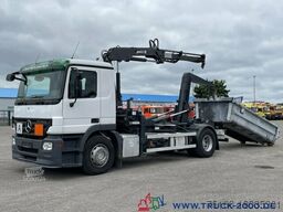 Mercedes-Benz 1841L Abroller + Kran + FB 7.6m=1.2 t.