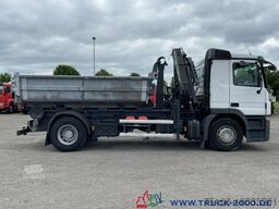 Mercedes-Benz 1841L Abroller + Kran + FB 7.6m=1.2 t.