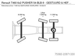 Renault T460 6x2 PUSHER 54-BLB-9 - GESTUURD & HEFBAAR -...