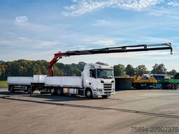 SCANIA R500 FASSI F235 A.2.26 + FUNK + Anhänger!