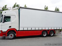 SCANIA R540 6x2 / Curtainsider 19 EPAL/ cap 16t