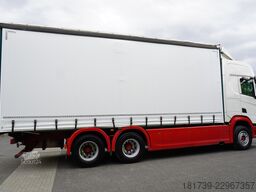 SCANIA R540 6x2 / Curtainsider 19 EPAL/ cap 16t