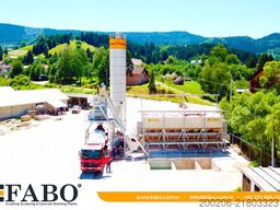 FABO 110 m³/h Compact Concrete Batching Plant