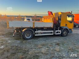 Volvo FL240 brøyterigget kranbil m/ HMF735 kran, grabb o