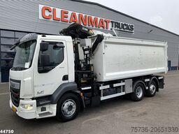DAF FAN LF 220 Euro 6 Hiab 11 Tonmeter laadkraan Ju...