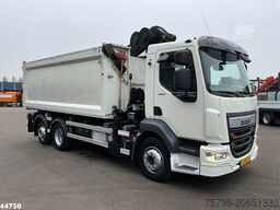 DAF FAN LF 220 Euro 6 Hiab 11 Tonmeter laadkraan Ju...