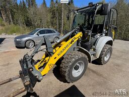 Kramer 5055E Wheel Loader with plow, pallet forks and 2 b