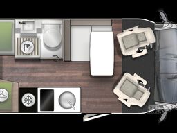 FORSTER T 669 EB, Fahrradträger, Markise, Radio DAB+