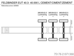 FELDBINDER EUT 40.3- 40.000 L CEMENT/CIMENT/ZEMENT
