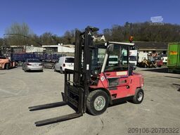 MITSUBISHI FD 35 Seitenschieber Zinken Gabel Kabine