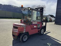 MITSUBISHI FD 35 Seitenschieber Zinken Gabel Kabine