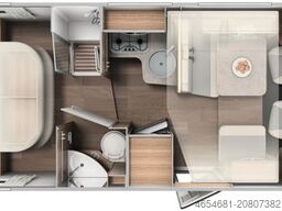 CARADO T 449 1.HAND#5 GURTPLÄTZE#BACKOFEN#SAT-TV#TOP