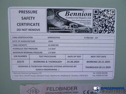 Feldbinder Powder tank alu 60 m3 (tipping)
