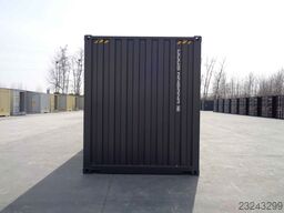 20 Fuß High Cube Container / Lager Seecontainer / RAL 9005 Tiefschwarz