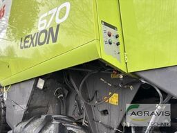 Claas LEXION 670 TERRA TRAC + SW V750 + TW