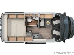 SUNLIGHT Cliff 590 4x4 Green Trek, Delta,Navi,AHK,Combi4D