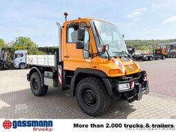 Unimog U 300 4x4, Kipper, VarioPilot, Kommunalhydraulik,