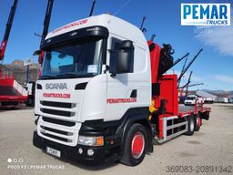 SCANIA R 450 6X2 GRUA CAJA FIJA - BDF EURO 6