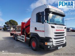 SCANIA R 450 6X2 GRUA CAJA FIJA - BDF EURO 6