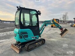 Kobelco SK18 Mini excavator w/ Powertilt, 3 buckets, rippe