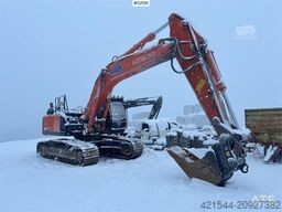 Hitachi ZX300LC-6 crawler excavator with digging bucket