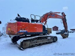 Hitachi ZX300LC-6 crawler excavator with digging bucket
