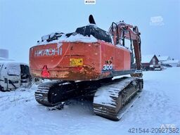 Hitachi ZX300LC-6 crawler excavator with digging bucket