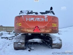 Hitachi ZX300LC-6 crawler excavator with digging bucket