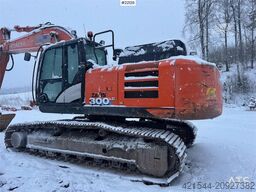 Hitachi ZX300LC-6 crawler excavator with digging bucket